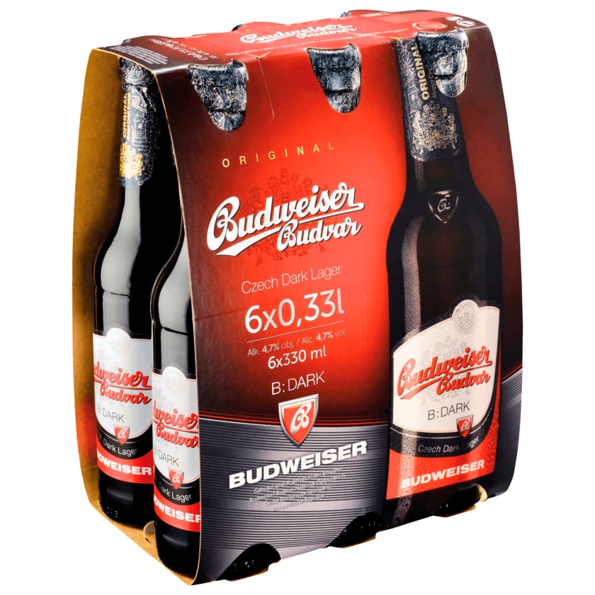 Budweiser Imported Dark Lager 6x0,33l
